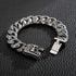 Edelstahl Armband herren totenkopf chain panzerkette edelstahl bracelet skull